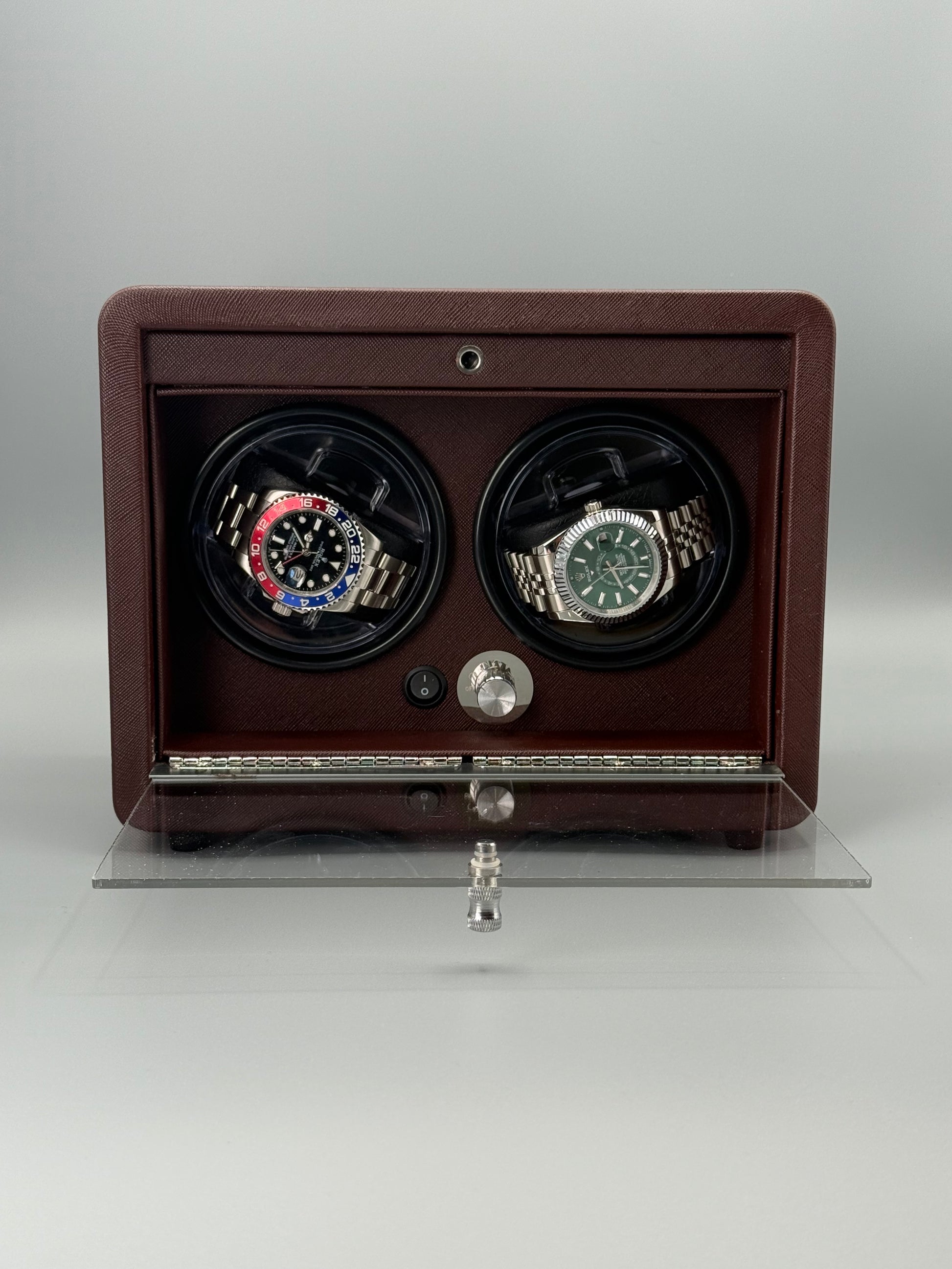 Twin Watch Winder (Brown)