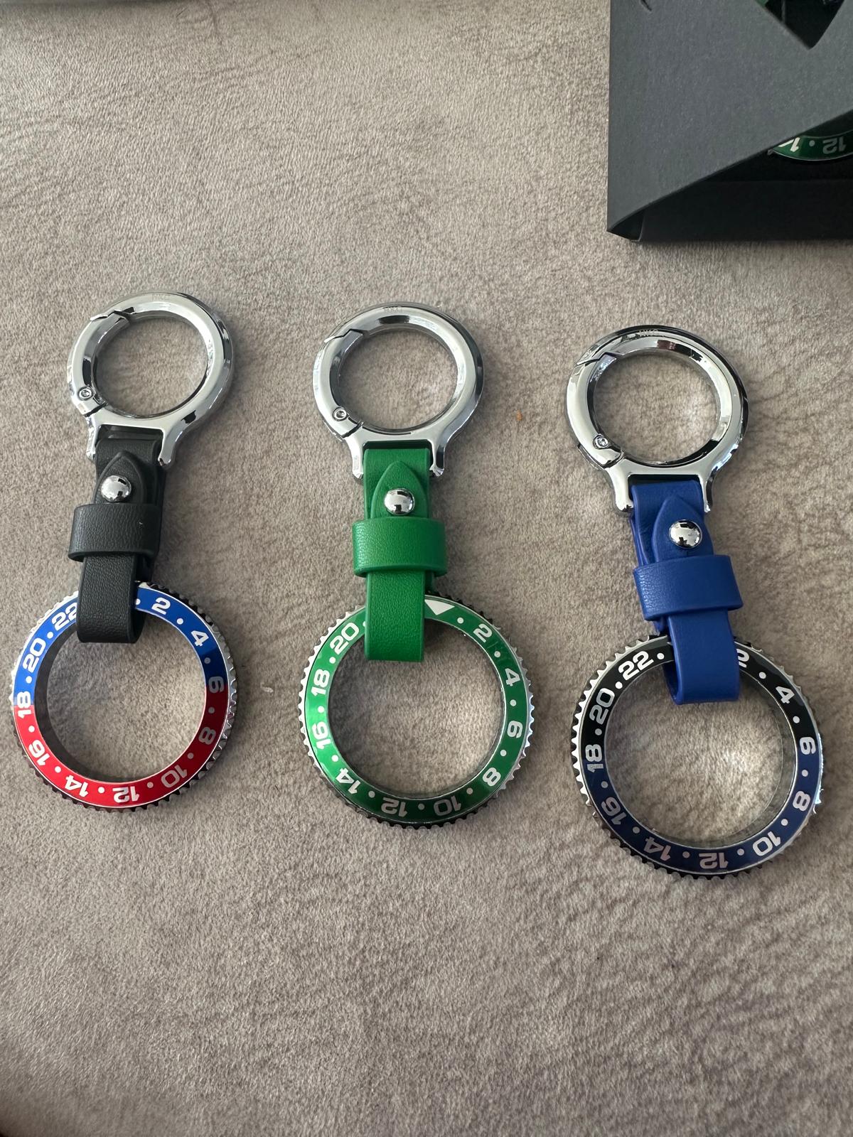 Rolex Inspired Bezel Key Ring