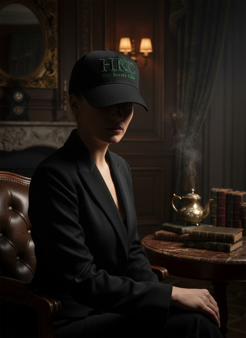 HKC Signature Kettle Lid - black and OG green.