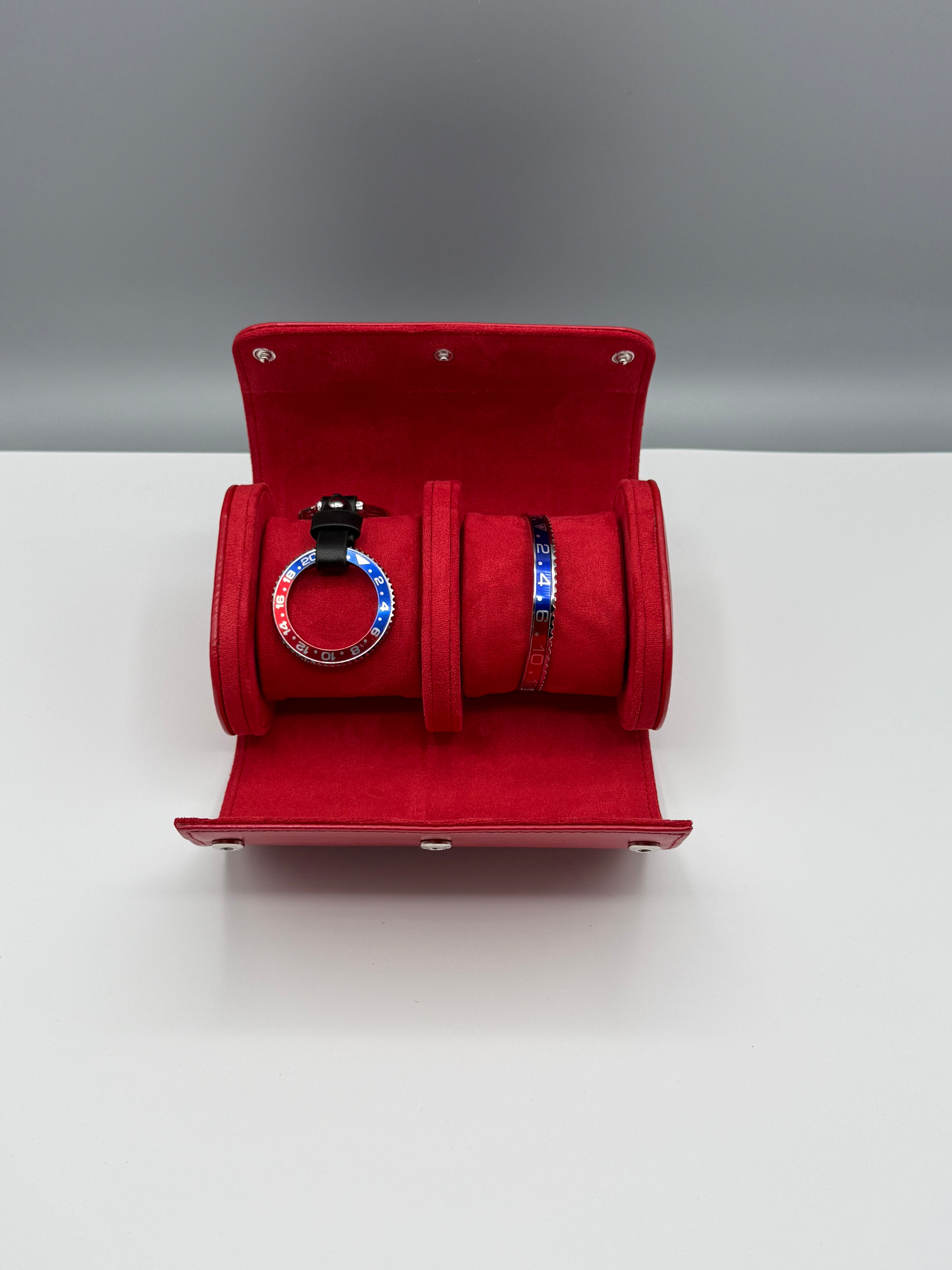 Pepsi Style Gift Package - Twin Watch Roll, Keyring & Bracelet