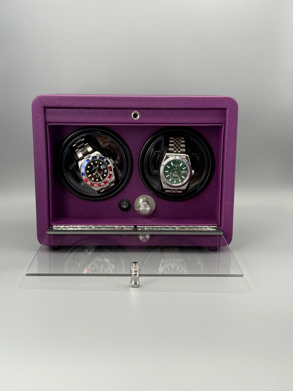 Twin Watch Winder ( Purple )