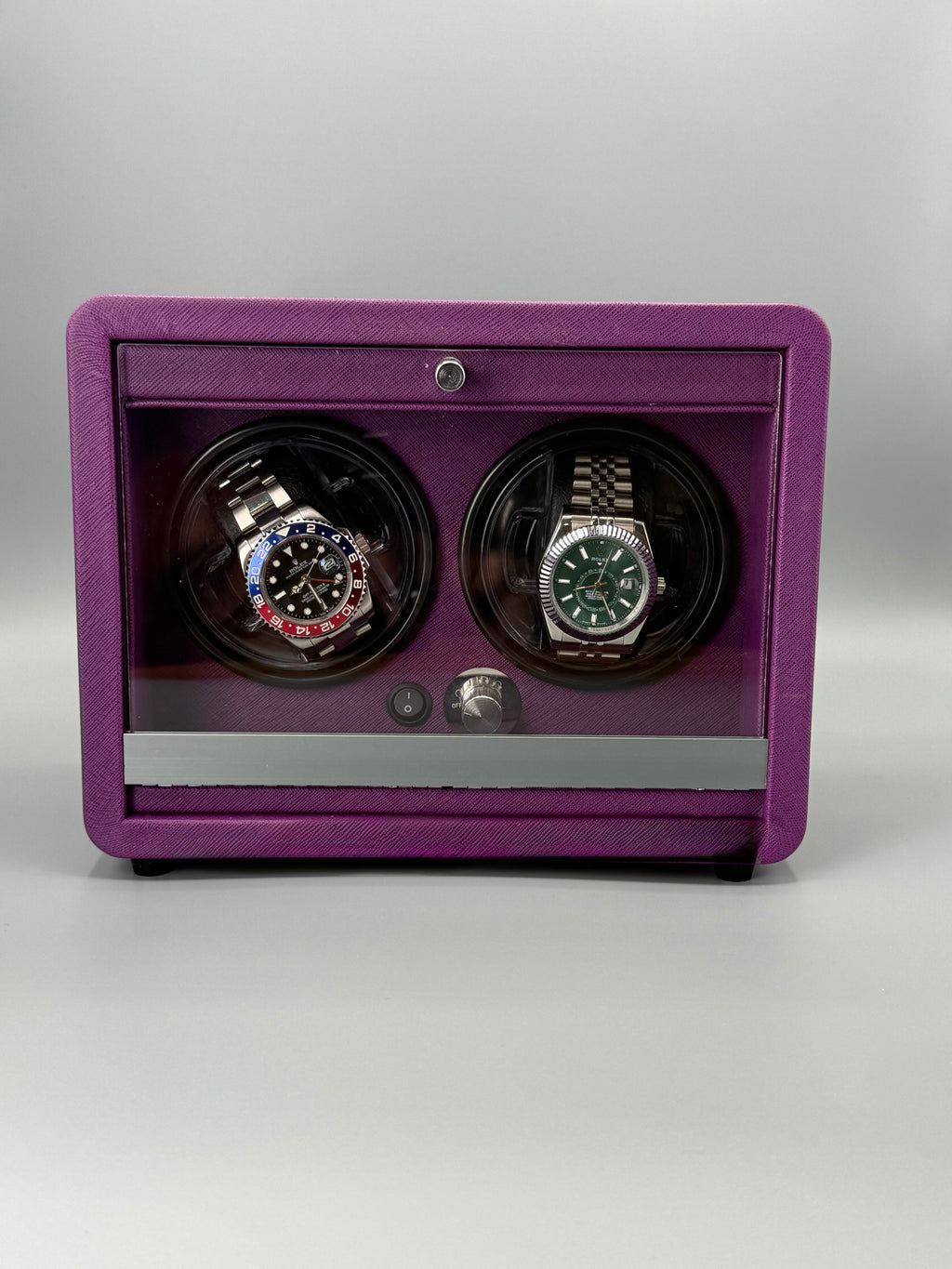 Twin Watch Winder ( Purple )