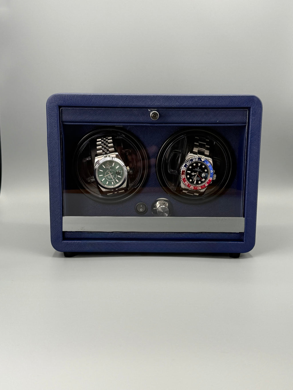Twin Watch Winder (Navy Blue)