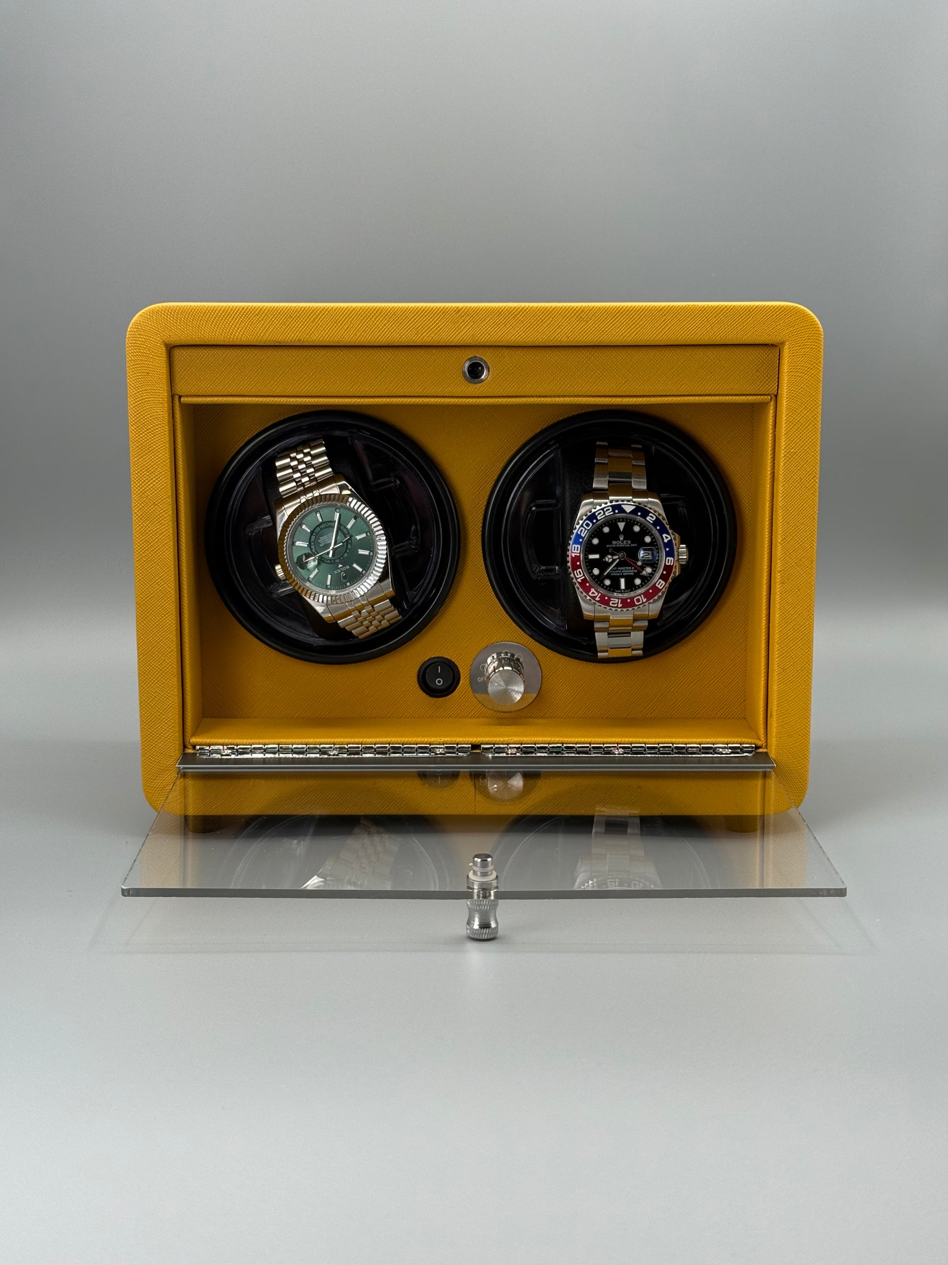 Twin watch Winder (Yellow)