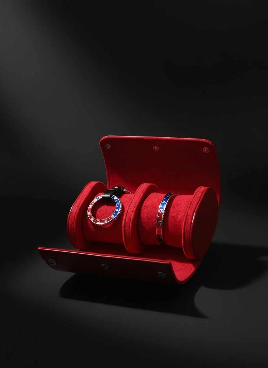 Pepsi Style Gift Package - Twin Watch Roll, Keyring & Bracelet